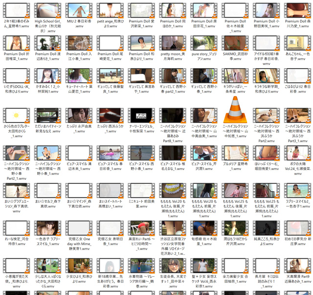 ジュニアアイドル動画一覧ファイル